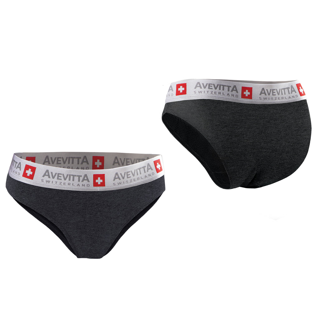 Sankom Avevitta Leakproof, Antibacterial Underwear for Women (Size 16-18) - Black & Grey_7815632_4