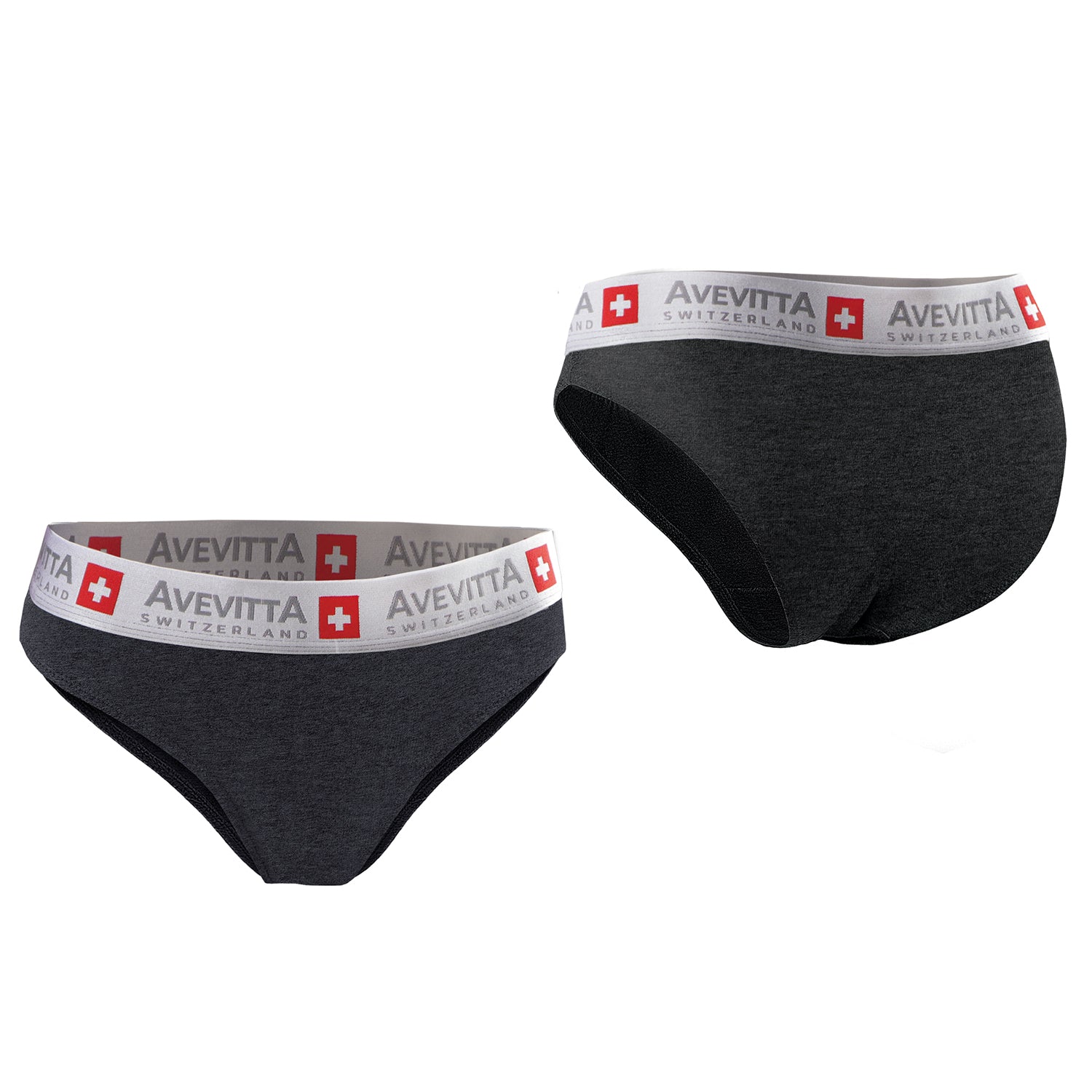Sankom Avevitta Leakproof, Antibacterial Underwear for Women (Size 16-18) - Black & Grey_7815632_4