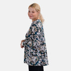 La Marey  (Pattern) Full Sleeve Jersey Tops with Printed Stripes- Multi_7816663_2