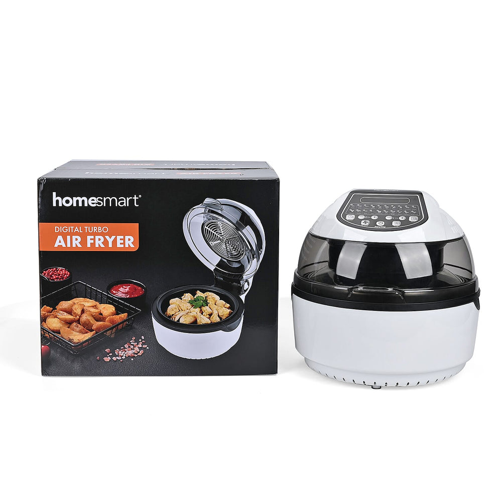 Homesmart Rotisserie Air Fryer 10 L -Roast, Crisp, Bake, Grill, Reheat - 50-230c - Dishwasher Safe