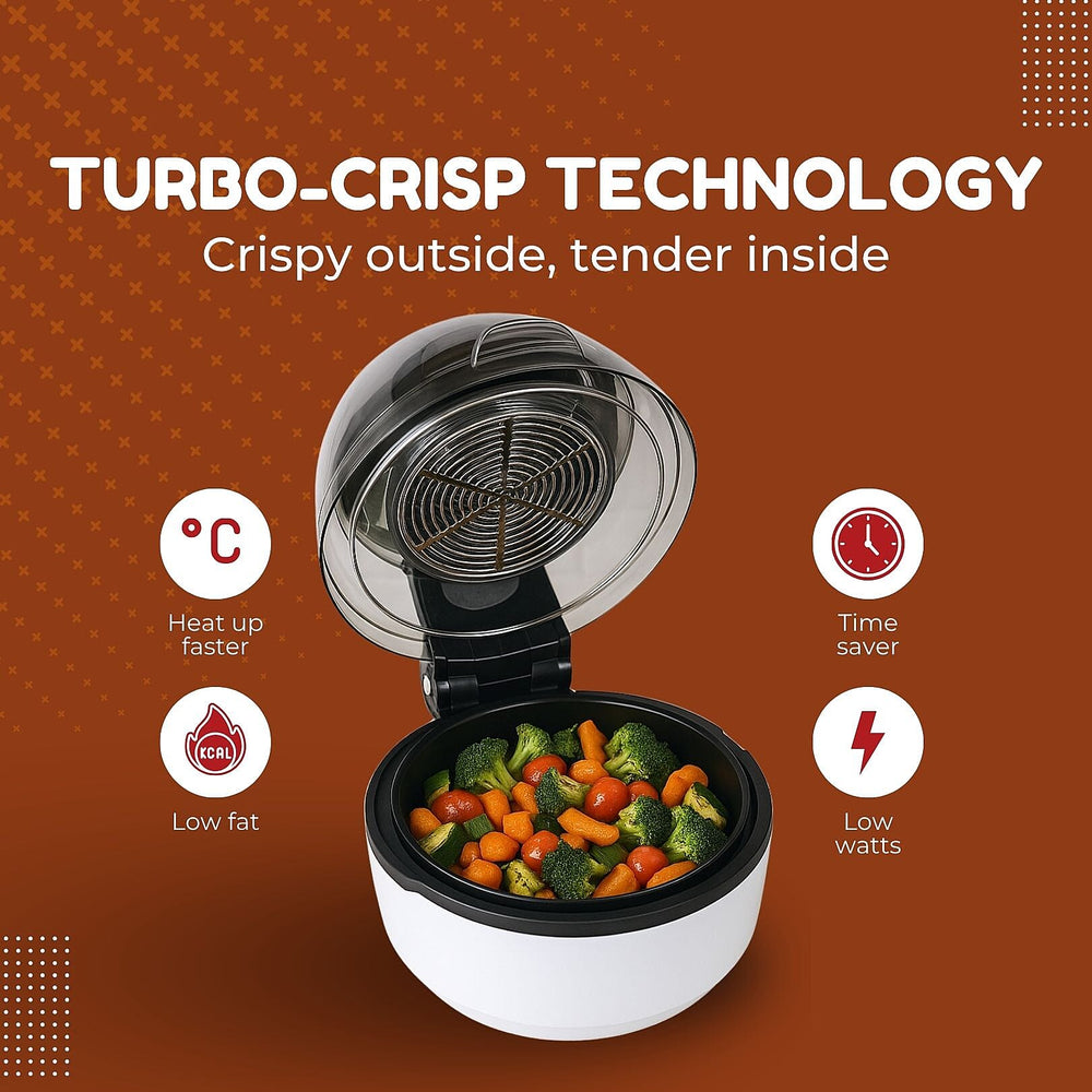Homesmart Rotisserie Air Fryer 10 L -Roast, Crisp, Bake, Grill, Reheat - 50-230c - Dishwasher Safe