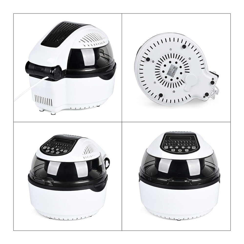 Homesmart Rotisserie Air Fryer 10 L -Roast, Crisp, Bake, Grill, Reheat - 50-230c - Dishwasher Safe