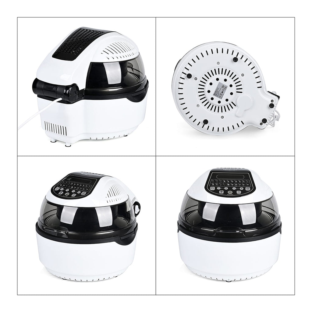 Homesmart Rotisserie Air Fryer 10 L -Roast, Crisp, Bake, Grill, Reheat - 50-230c - Dishwasher Safe