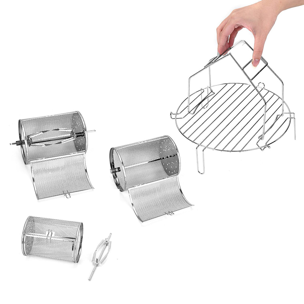 Homesmart Rotisserie Air Fryer 10 L -Roast, Crisp, Bake, Grill, Reheat - 50-230c - Dishwasher Safe