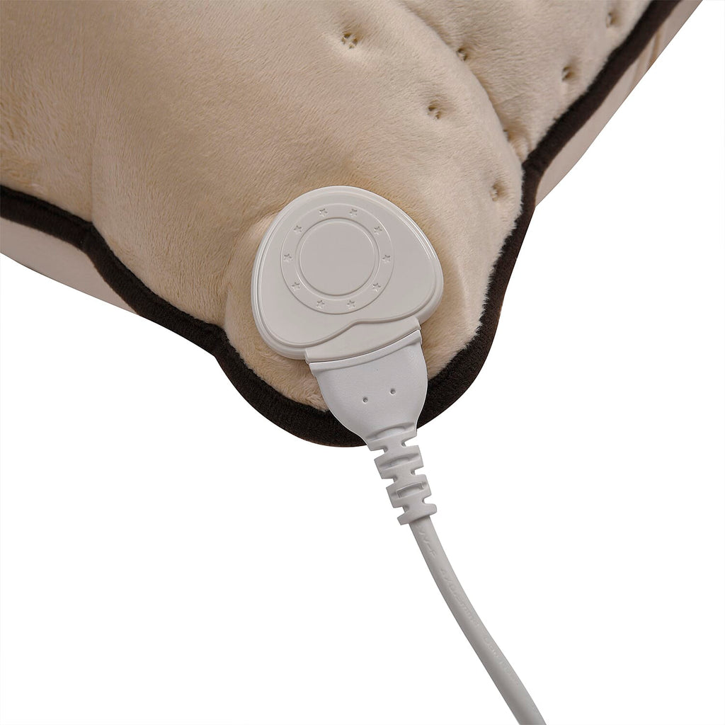 Super Cozy Electric Heated Cushion with Overheating Protection Power 100W (Size 60x40 cm) - White