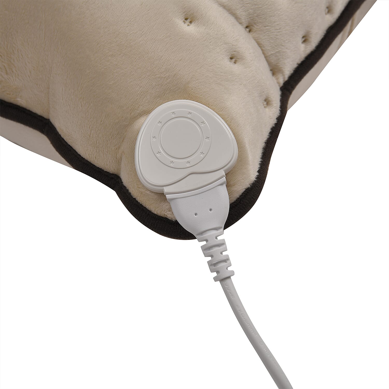 Super Cozy Electric Heated Cushion with Overheating Protection Power 100W (Size 60x40 cm) - White