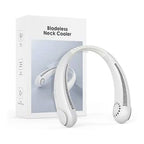 Cooling Neck Fan - USB Rechargeable Portable - White