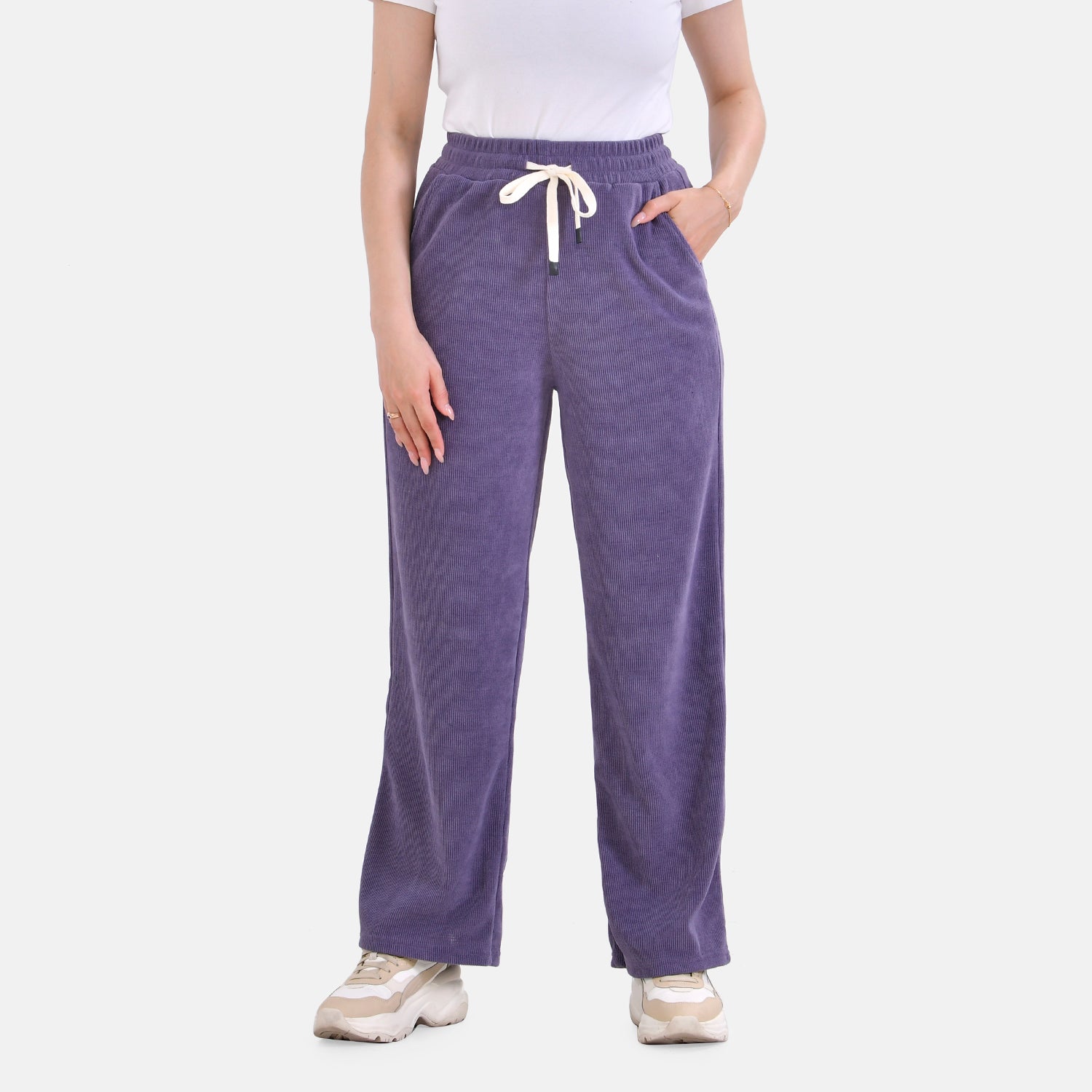 Tamsy Corduroy Trouser - Purple_7826539