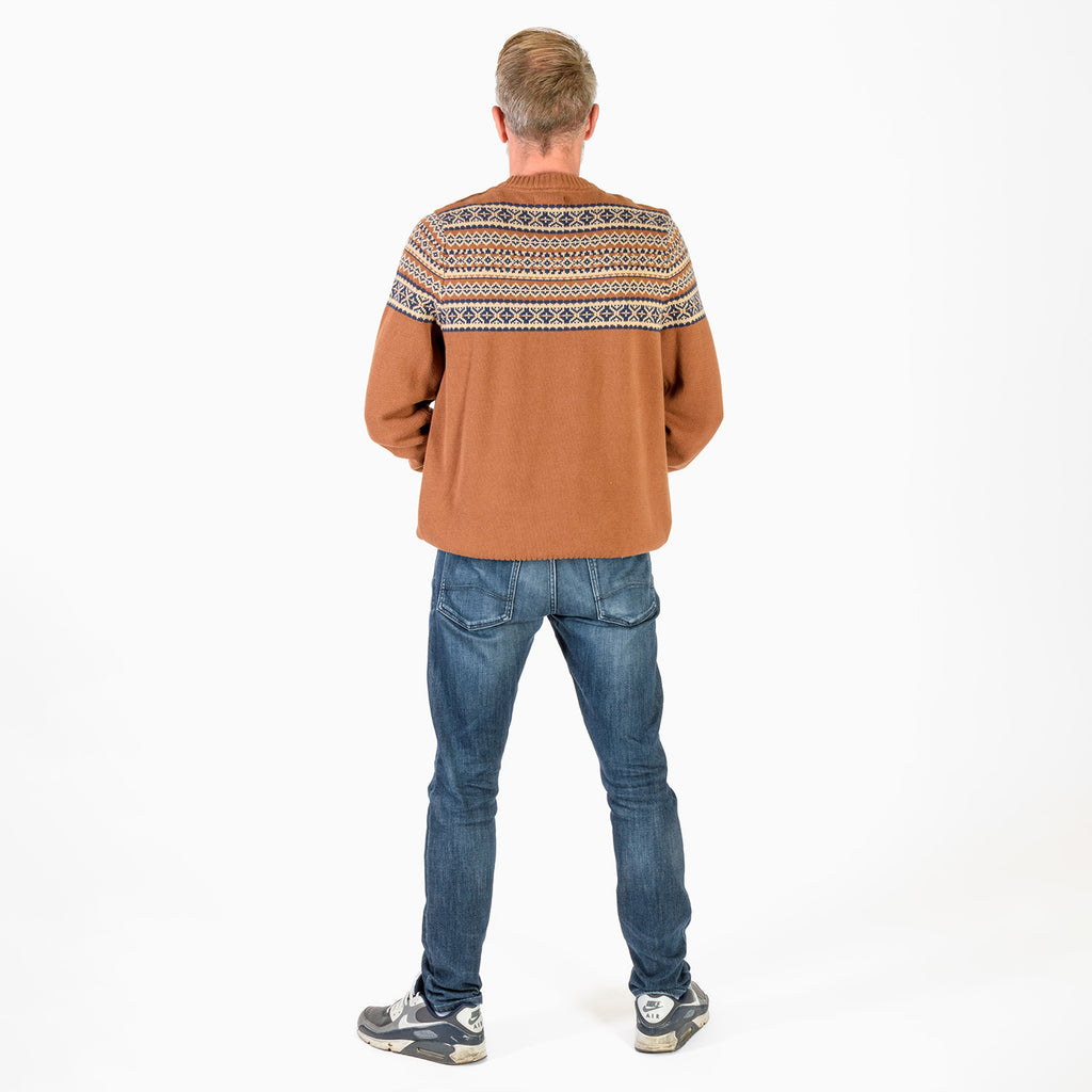 Cotton Jumper Size L- Brown_7827513_2