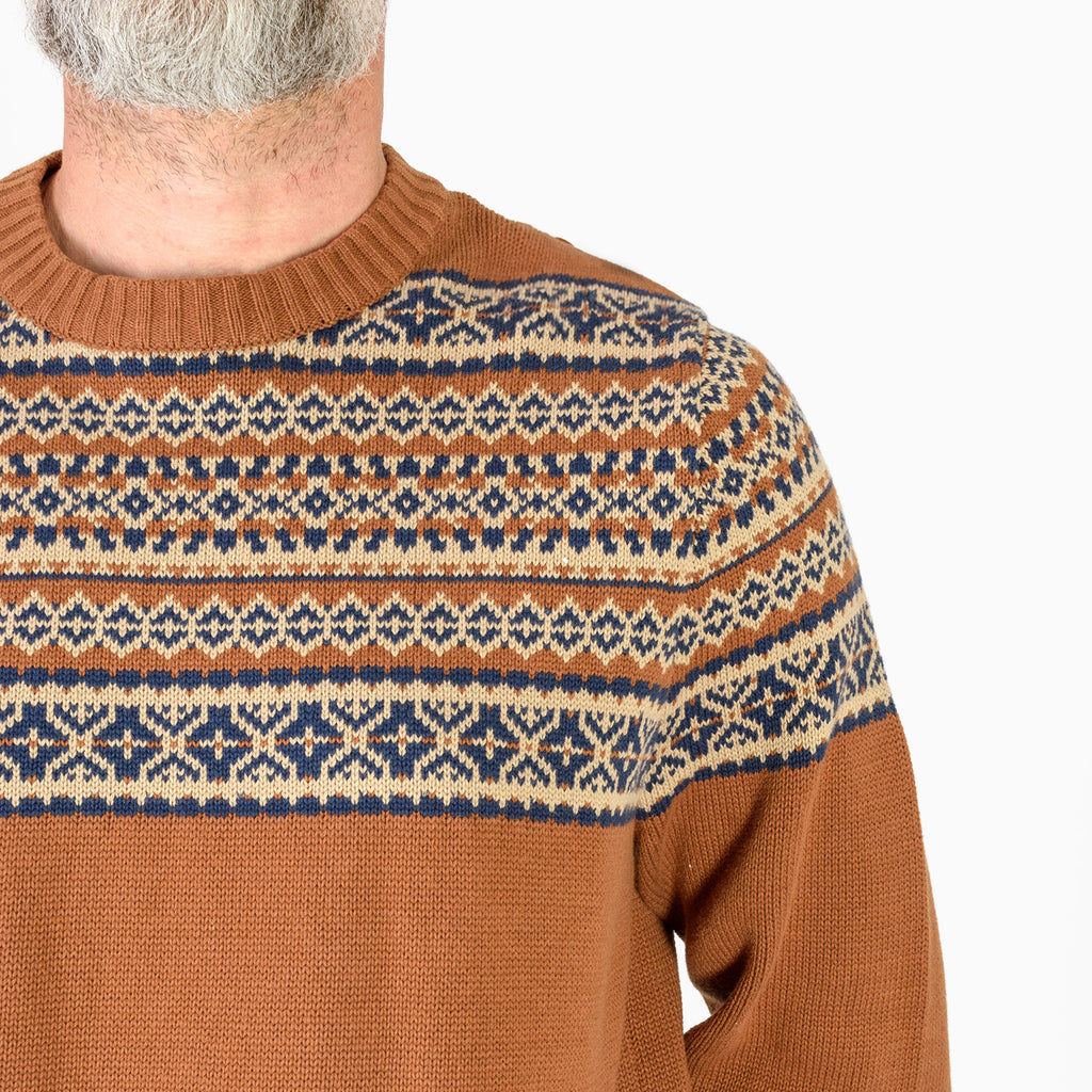 Cotton Jumper Size L- Brown_7827513_3