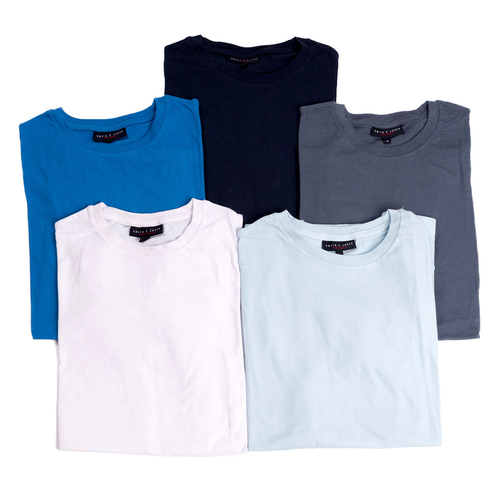 Smith & Jones Cotton Knitted Tee (Size 1x1 cm) - Bluesy_7829680
