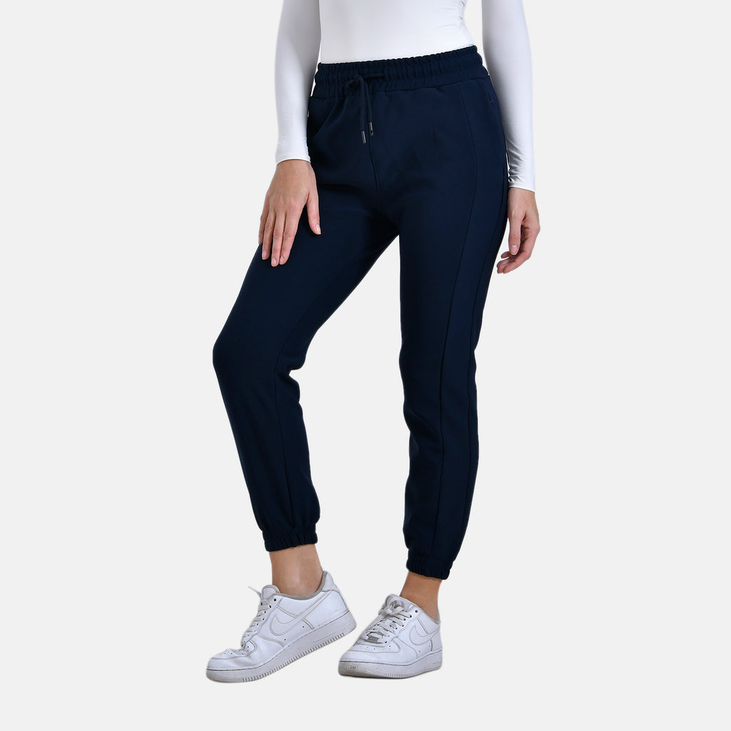 La Marey Casual Elasticated Joggers (Size 16 to 18) - Navy_7830094_2