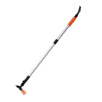Retractable Snow Brush and Ice scraper with Extendable handle from 80 to 114 cm - Orange - Black