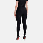 La Marey Ponte Trouser with Zipper (Size 16 to 18) - Black_7831401_1