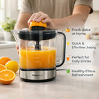 Homesmart Electric Juicer - 2 Squeezers, Pulp Filter, Large Jug, Anti Slip Feet