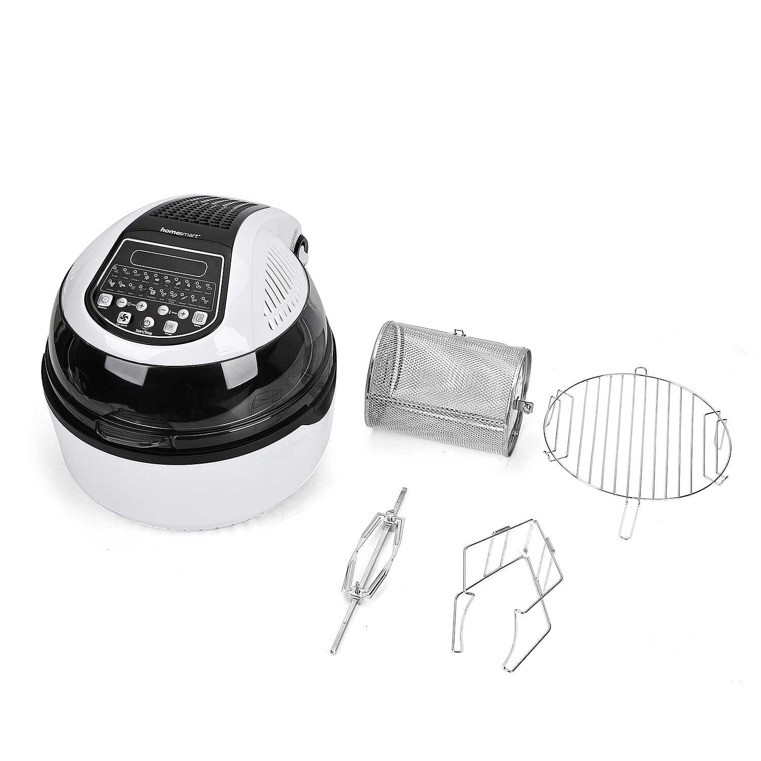 Homesmart Fryer (Size 1x1 cm) - Black White & Black White
