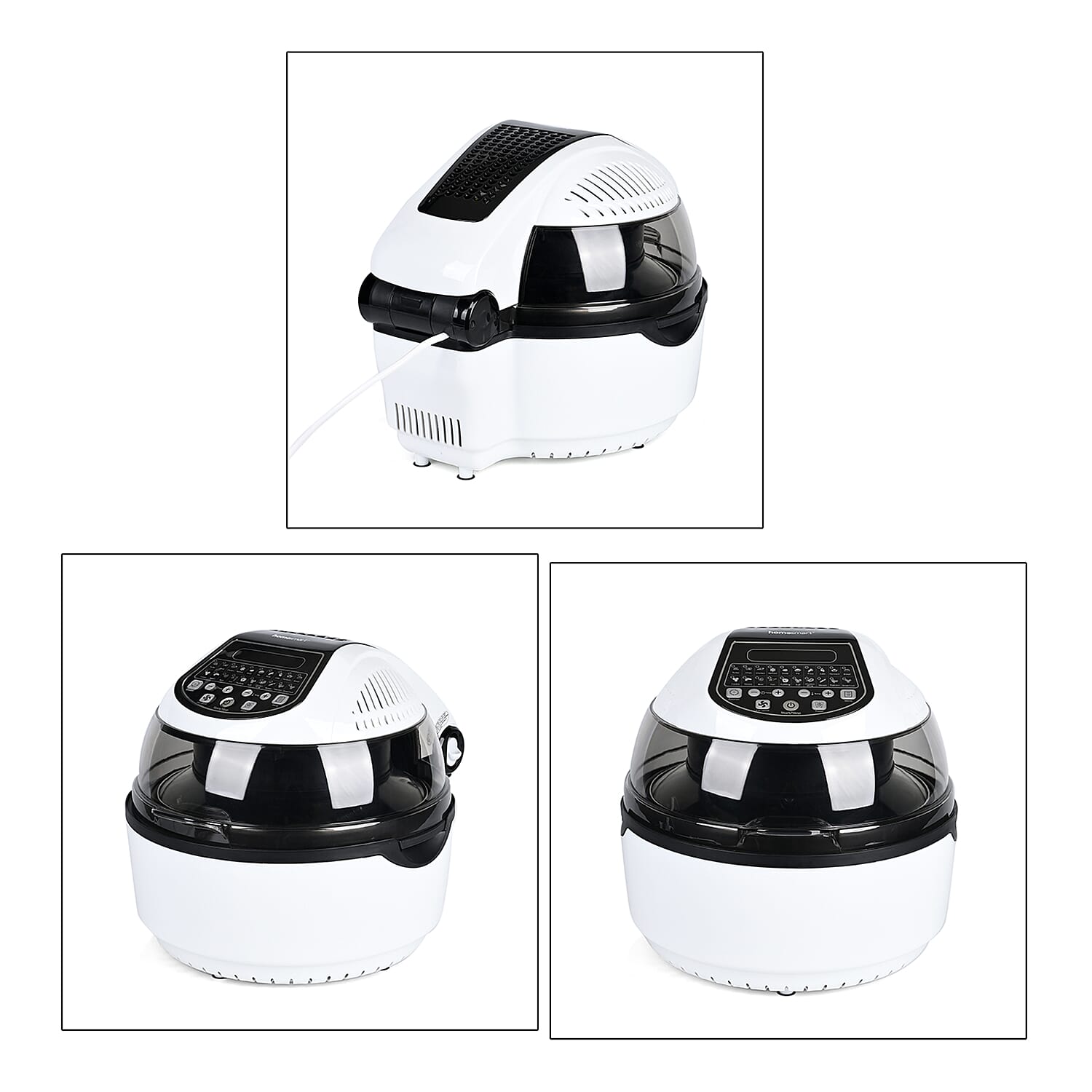 Homesmart Fryer (Size 1x1 cm) - Black White & Black White