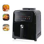 Homesmart Digital Air Fryer with Window - Crisp, Roast, Bake, Toast - with Less Oil 60-200c 6L  (Appox. 25cm x 30cm - 10in x 12in)
