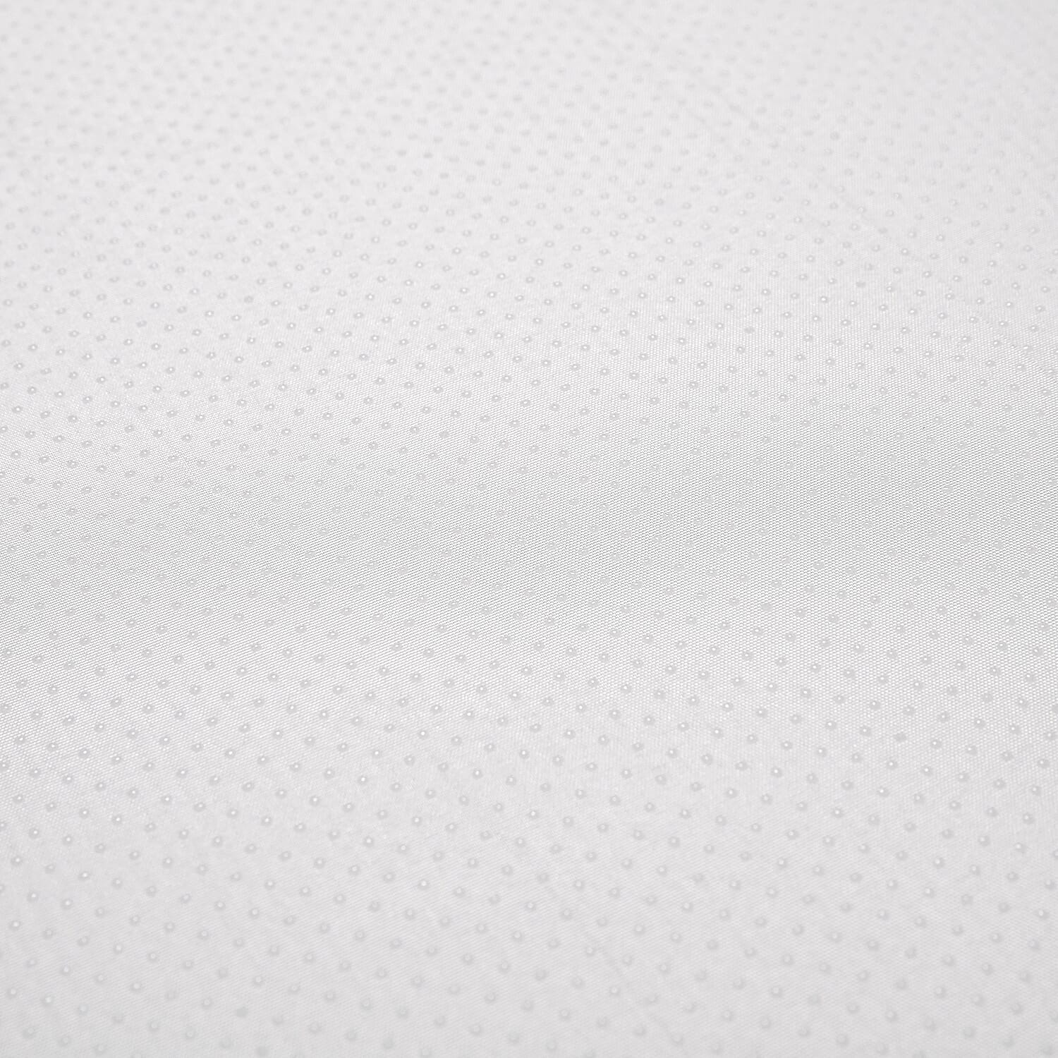 Memory Topper with Bamboo Fiber Cover (Size King, 200x150 cm) - White