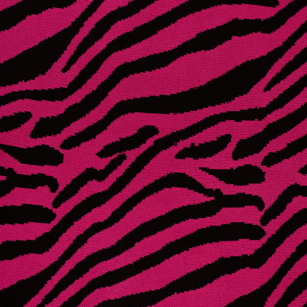 Wild Flower Viscose Zebra Pattern Jumper (Size 18 to 22) - Pink & Black_7839223_2