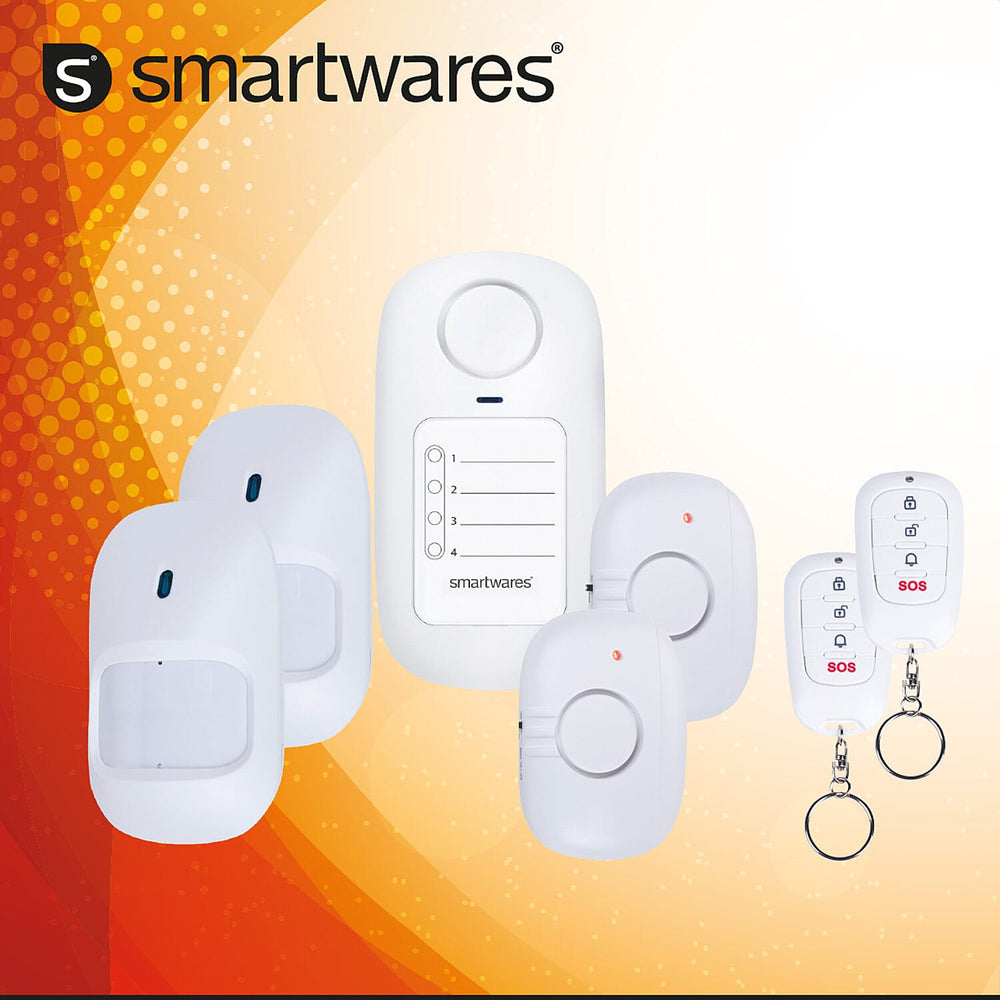 One Time Closeout Deal -- Smartwares Wireless Mini Alarm - White