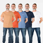 Set of 5 NICCE 100% Cotton Tee - Orange (Size L)_7848062