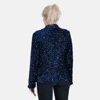La Marey Sequin Blazer (Size M, 12 to 14) - Navy_7850633_1
