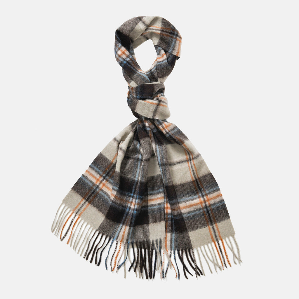 Stylish and Versatile Unisex 100% Wool Scarf - Grey_7853693_3