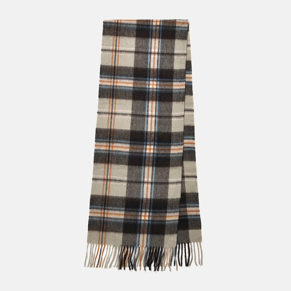 Stylish and Versatile Unisex 100% Wool Scarf - Grey_7853693_4