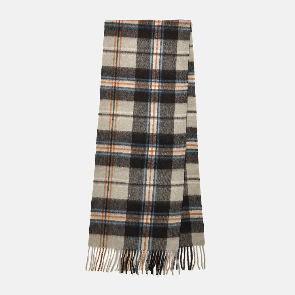 Stylish and Versatile Unisex 100% Wool Scarf - Grey_7853693_4
