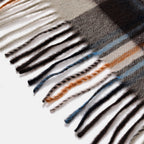 Stylish and Versatile Unisex 100% Wool Scarf - Grey_7853693_5