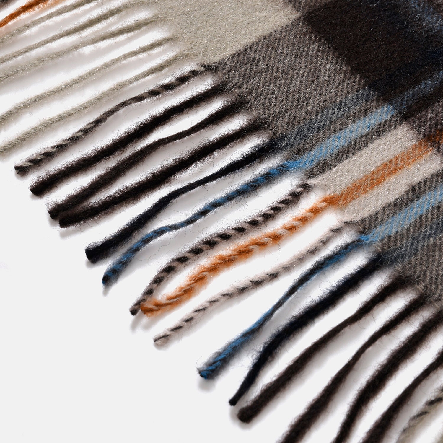 Stylish and Versatile Unisex 100% Wool Scarf - Grey_7853693_5