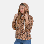 La Marey Plush Hoodie with Buttons (Size 20 to 22) - Brown_7854527_2