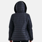 La Marey Reversible Coat with hood - Black_7854633_1