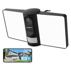 Link2Home Wired Outdoor Floodlight Camera with PIR is a motion activated security camera which features 2 x 12.5W light panel- White