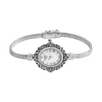Royal Bali Collection Sterling Silver Tulangnaga Chain Bracelet Watch (Size - 8), Silver Wt. 15.84 Gms._7856836_3