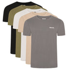 BENCH Pack of 5 Tee with Free Socks (Size L) - Multi_7859202