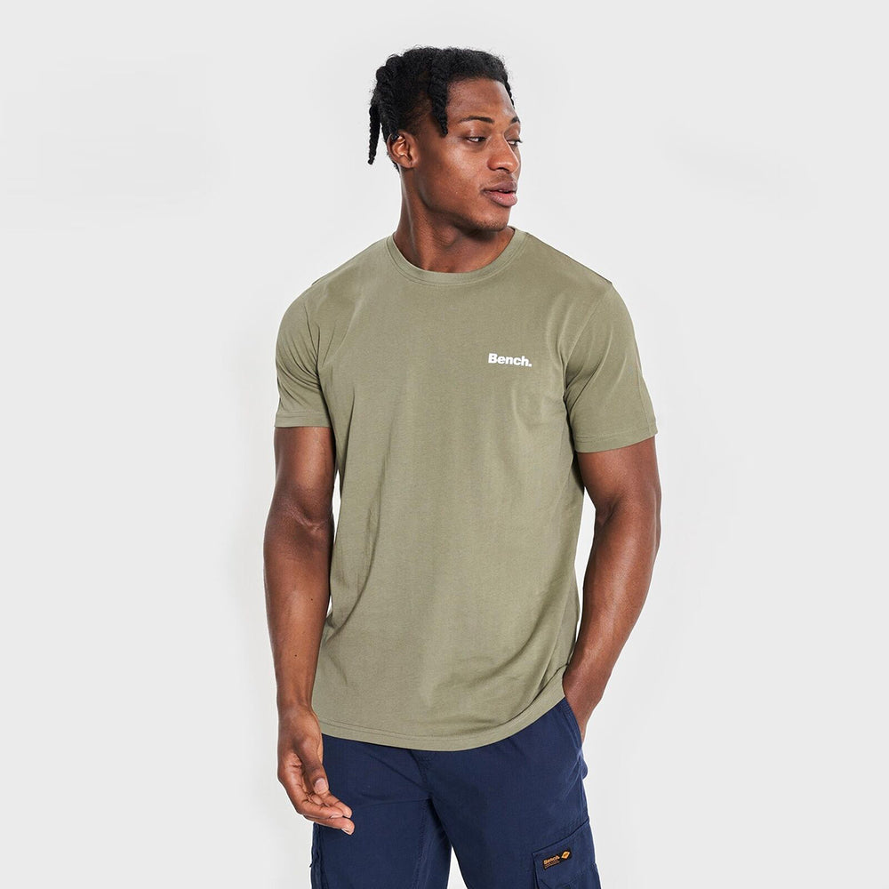 BENCH Pack of 5 Tee with Free Socks (Size L) - Multi_7859202_3