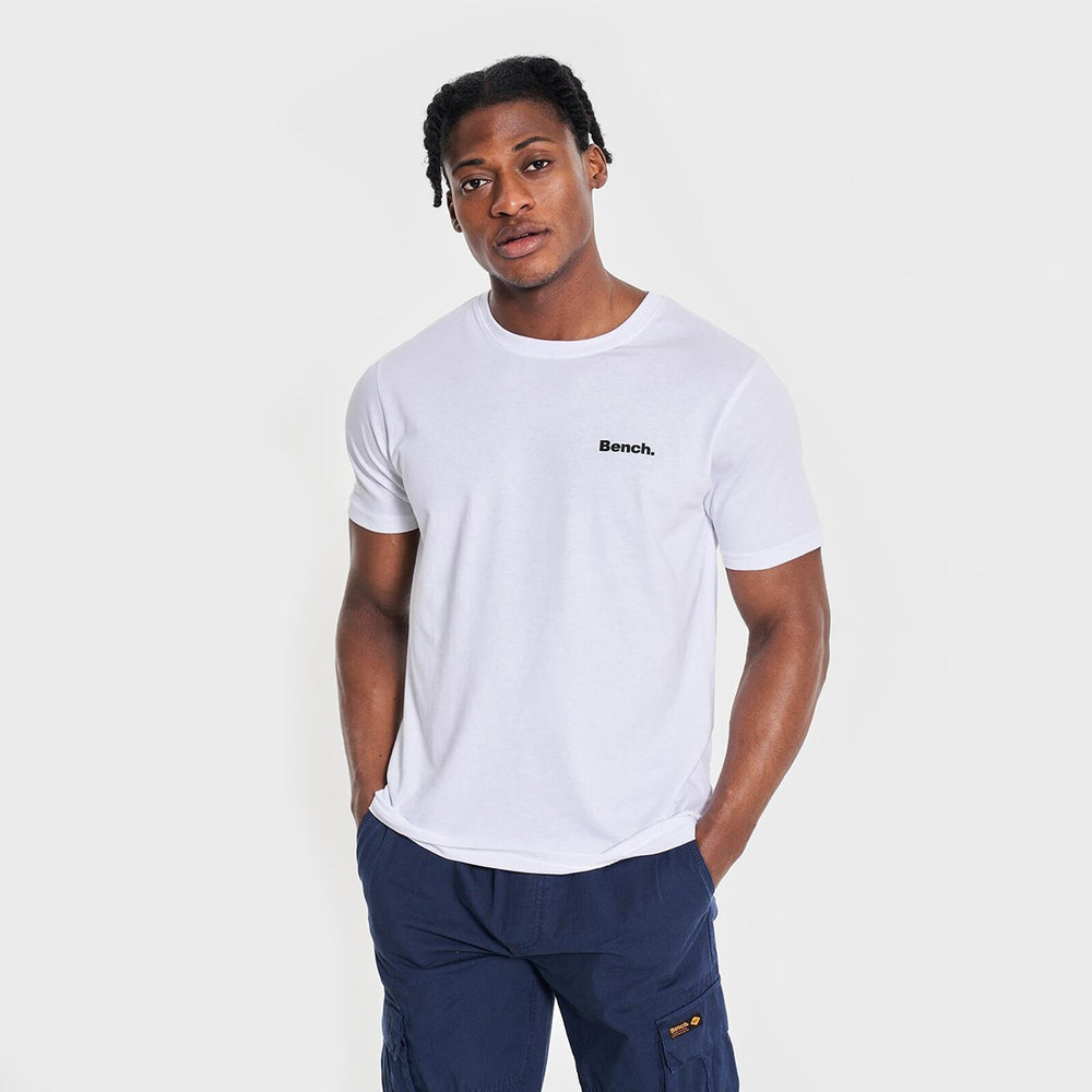 BENCH Pack of 5 Tee with Free Socks (Size L) - Multi_7859202_5