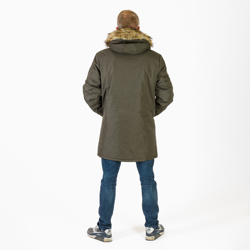 Threadbare Polyester Woven Jacket (Size 1x1 cm) - Khaki_7860928_2