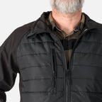 Charles Norton Woven Jacket (Size L) - Black_7875029_3