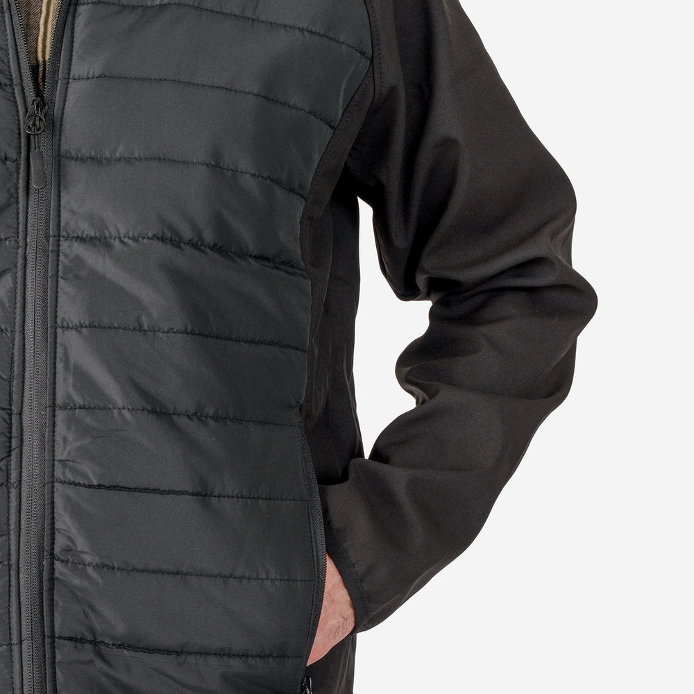Charles Norton Woven Jacket (Size L) - Black_7875029_4