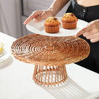 Handmade Sabai Grass Muffin Platter (Size 30x12x12 ) - Brown