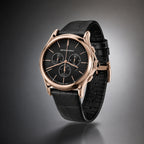 EMPORIO ARMANI Swiss Made Quartz Mens Watch in Leather_7887198