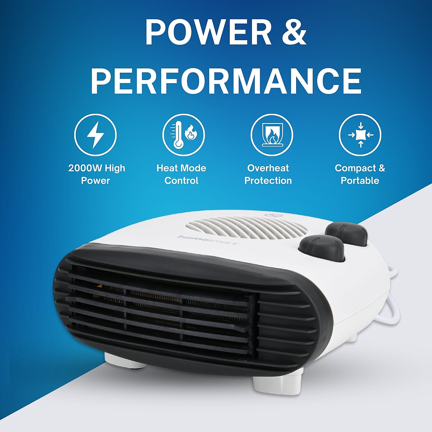 Homesmart 2-in-1 Heater (Size 265x265 cm) - White