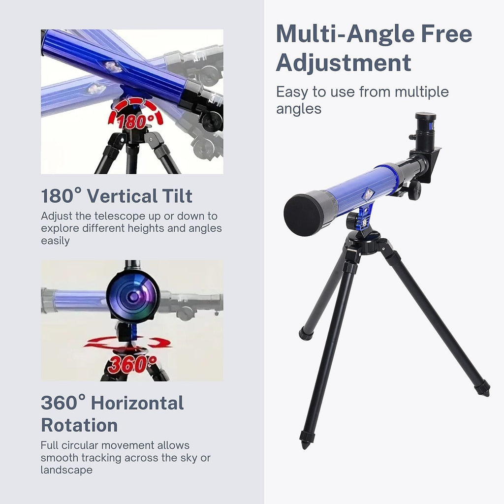 Astro-Observation Telescope With 3 Different Magnifications 20x 30x 40x