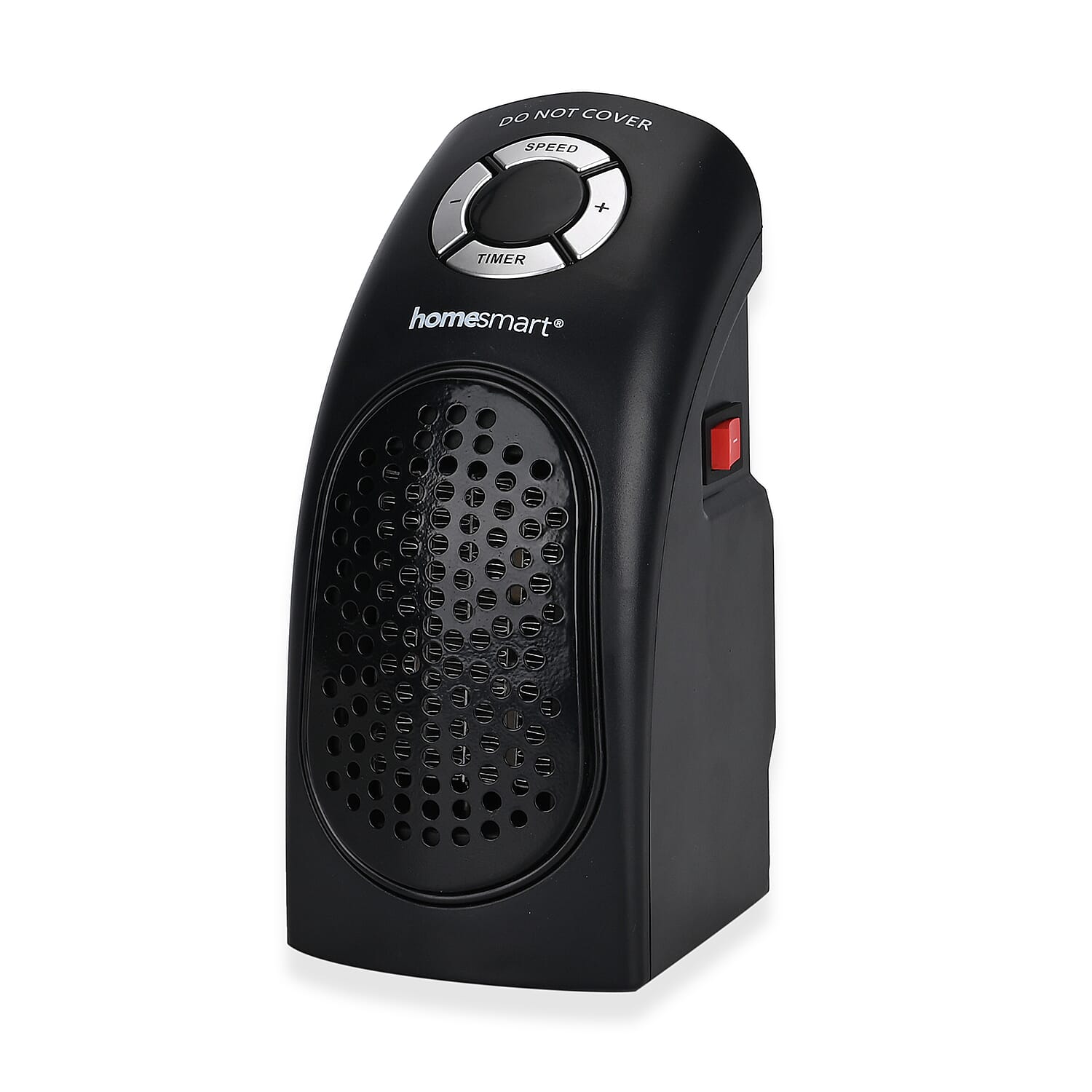 BARGAIN ALERT - Homesmart Ceramic Plug In Fan Heater with Temperature & Timer Control  (Power 400W) - Black