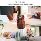 BARGAIN ALERT - Homesmart Ceramic Plug In Fan Heater with Temperature & Timer Control  (Power 400W) - Black