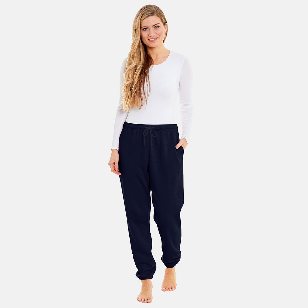 Charlotte West Women's Cotton Cuffed Jogger (Size 12/14) - Navy_7924779