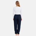 Charlotte West Women's Cotton Cuffed Jogger (Size 12/14) - Navy_7924779_2